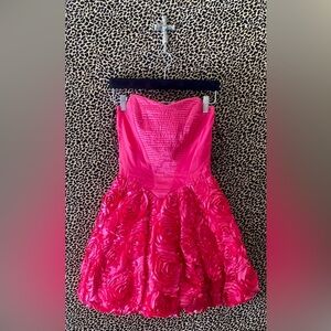 Y2K BETSEY JOHNSON Rose Topiary Barbiecore Dress - ASO Chappell Roan